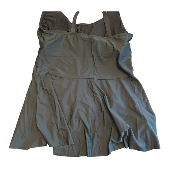 ATHENA Women's Standard Ruffle Waist Swimsuit Tankini Top - Picture 9 of 12